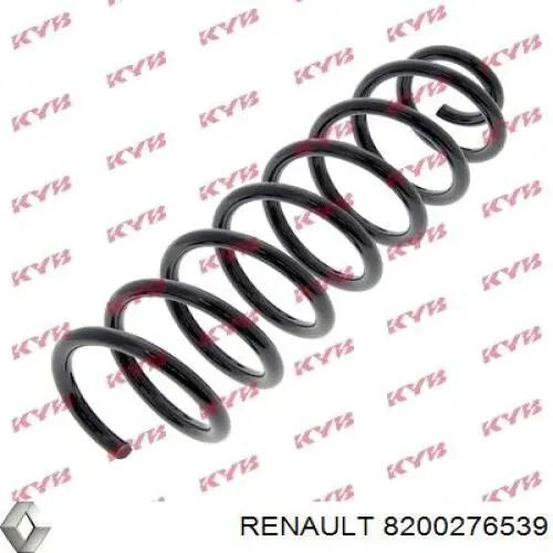 Do koszyka 8200276539 Renault (RVI) Sprężyna tylna