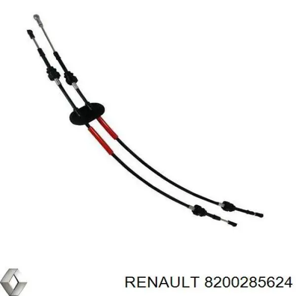 Do koszyka 8200285624 Renault (RVI) Linka dźwigni zmiany biegów podwójna