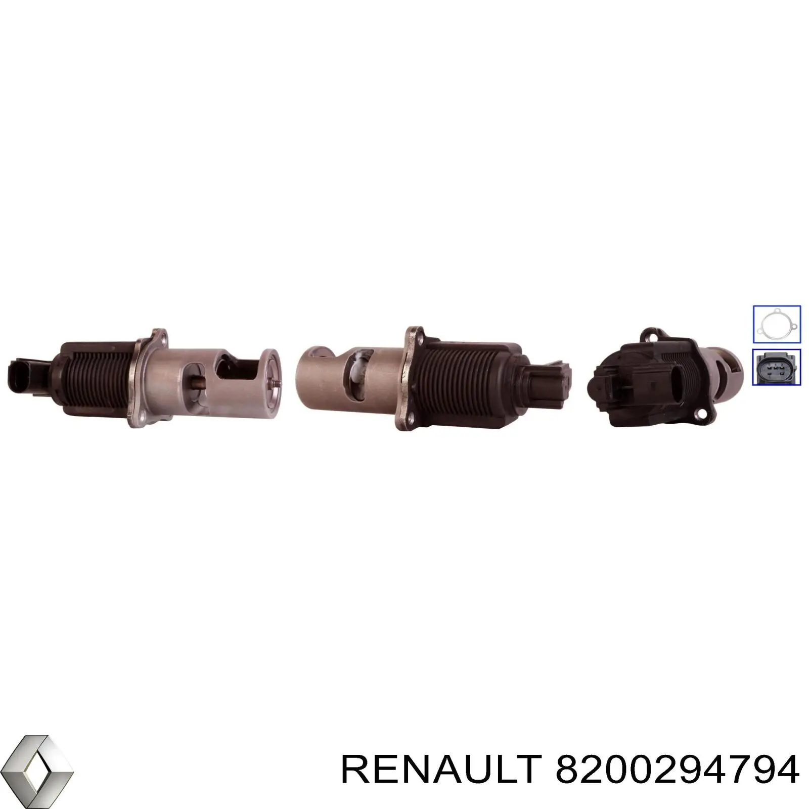 Do koszyka 8200294794 Renault (RVI) Zawór recyrkulacji spalin EGR