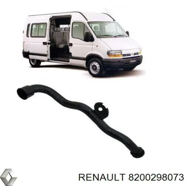Do koszyka 8200298073 Renault (RVI) Przerwód (króciec) pompy wodnej tłoczny