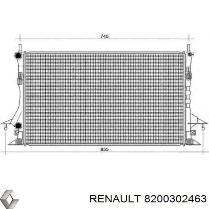8200302463 Renault (RVI) Chłodnica silnika