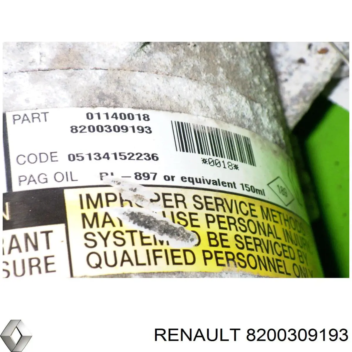 Do koszyka 8200309193 Renault (RVI) Sprężarka klimatyzacji