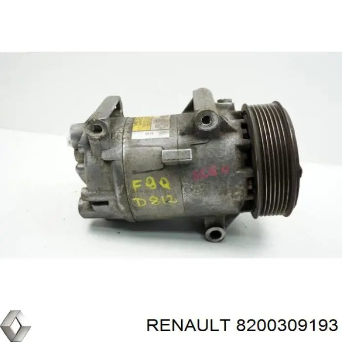 Sprężarka klimatyzacji Renault (RVI) 8200309193 cena, od 59,29 USD