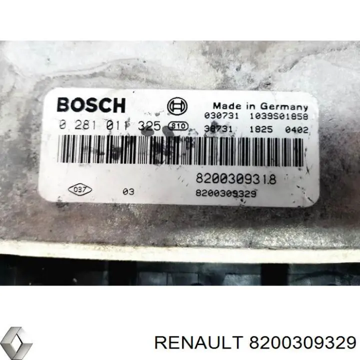 Do koszyka Sterownik silnika Renault Vel Satis  BJ0