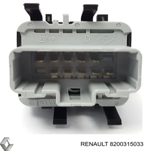 Panel przyciskowy sterowania podnośnikiem szyby przedni lewy Renault (RVI) 8200315033 cena, od 23,84 USD