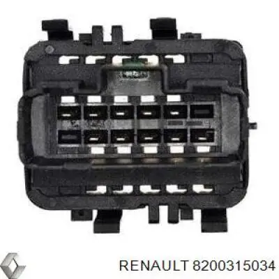 Panel przyciskowy sterowania podnośnikiem szyby przedni lewy Renault (RVI) 8200315034 cena, od 22,25 USD
