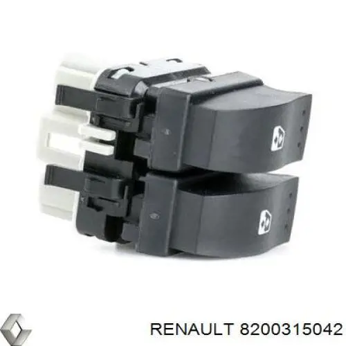 Panel przyciskowy sterowania podnośnikiem szyby przedni lewy Renault (RVI) 8200315042 cena, od 23,84 USD