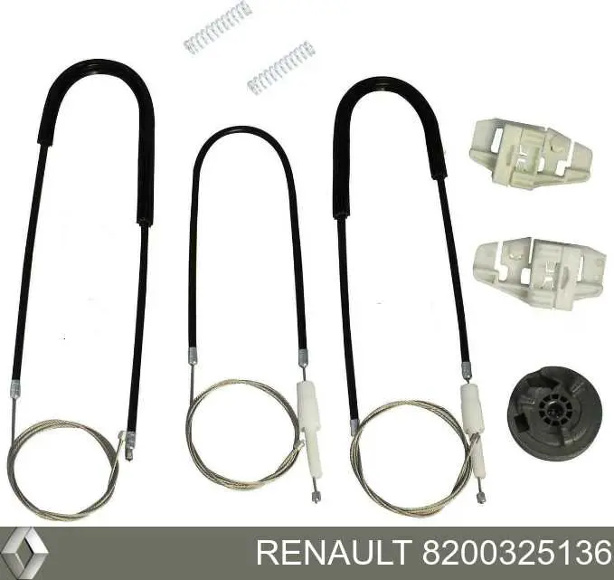 8200325136 Renault (RVI) Mechanizm podnoszenia szyby drzwi przednich lewych