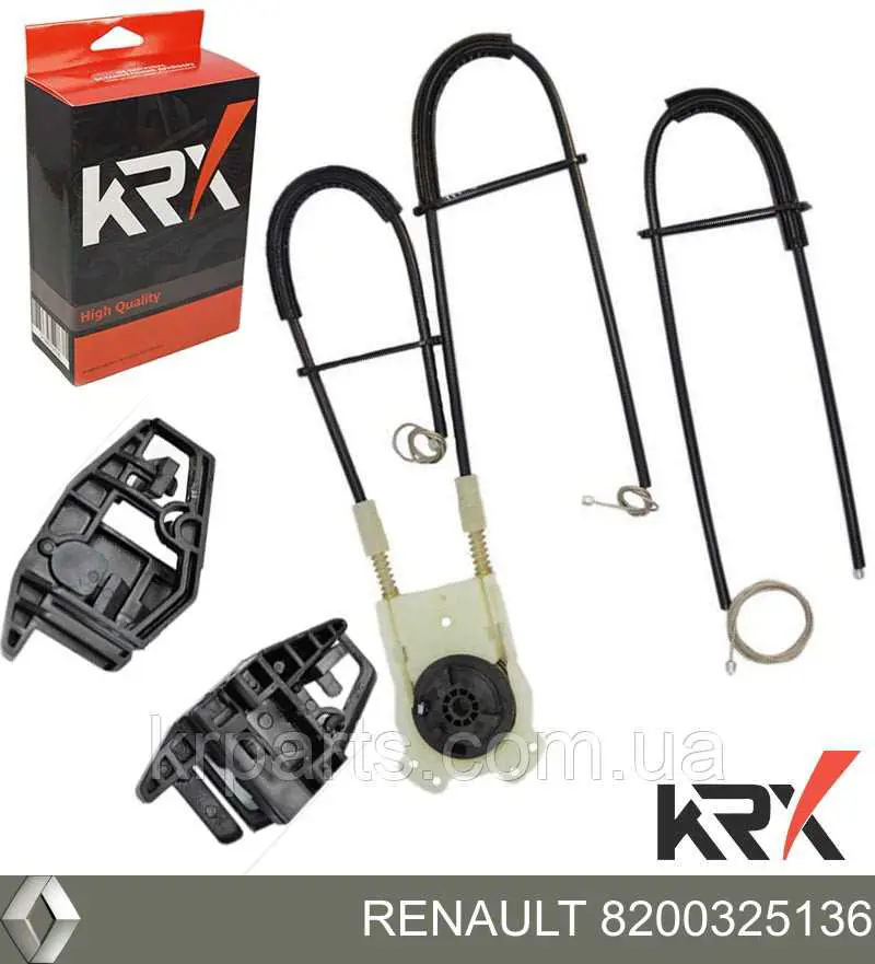 Mechanizm podnoszenia szyby drzwi przednich lewych Renault (RVI) 8200325136 cena, od 47,83 USD