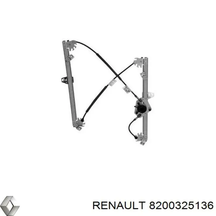 8200325136 Renault (RVI) Mechanizm podnoszenia szyby drzwi przednich lewych