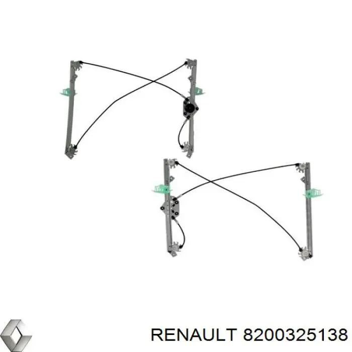 8200325138 Renault (RVI) Mechanizm podnoszenia szyby drzwi przednich lewych