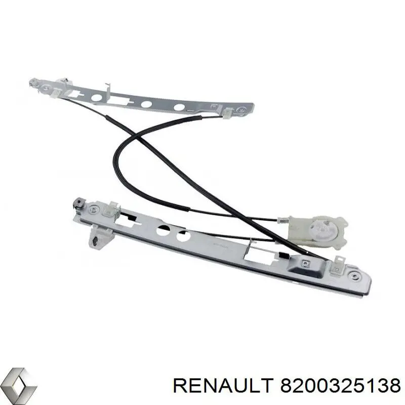 Mechanizm podnoszenia szyby drzwi przednich lewych Renault (RVI) 8200325138