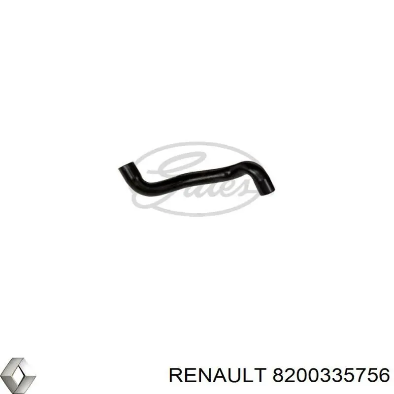 Przewód (króciec) chłodnicy górny Renault (RVI) 8200335756 cena, od 8,39 USD