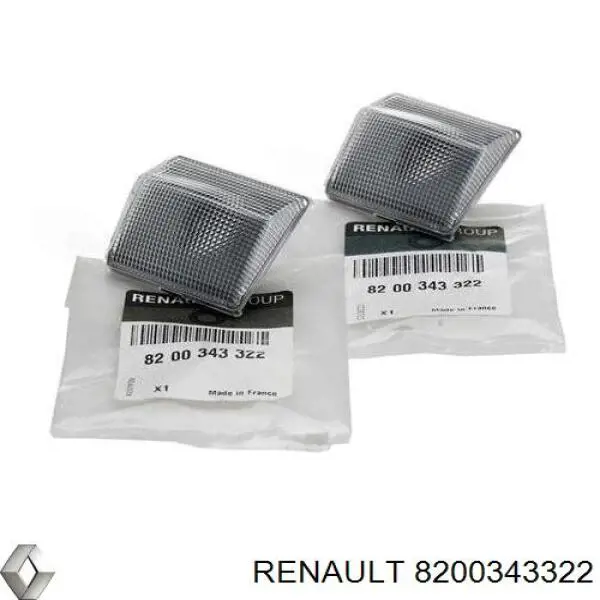 Powtarzacz kierunkowskazu na błotniku do Renault Clio III BR01, CR01