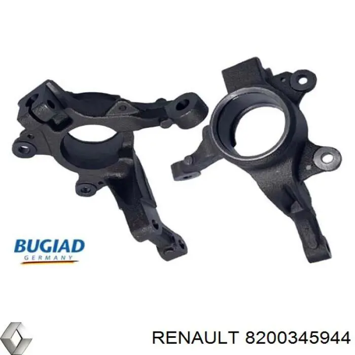 Czop (zwrotnica) przedni lewy Renault (RVI) 8200345944 cena, od 68,10 USD
