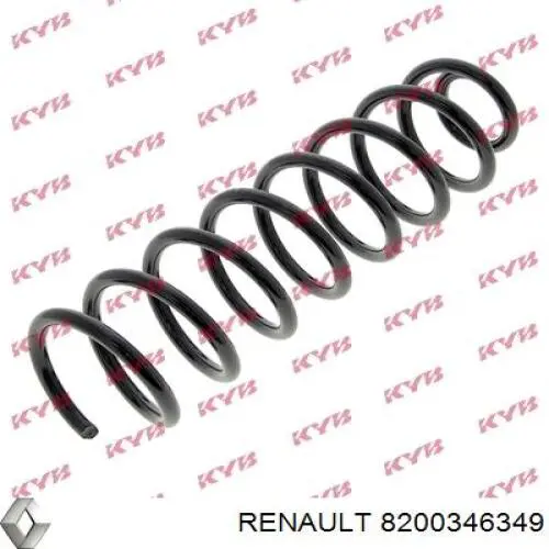 Do koszyka 8200346349 Renault (RVI) Sprężyna tylna