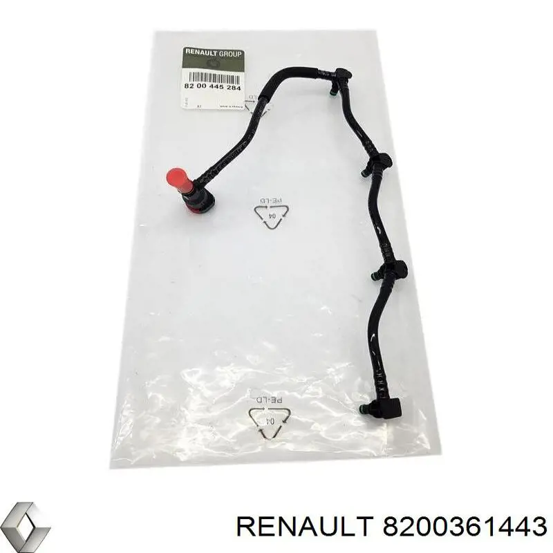 8200361443 Renault (RVI) Rurka paliwa, zwrotna od wtryskiwaczy