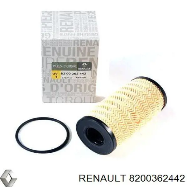 Filtr oleju Renault (RVI) 8200362442 cena, od 9,64 USD