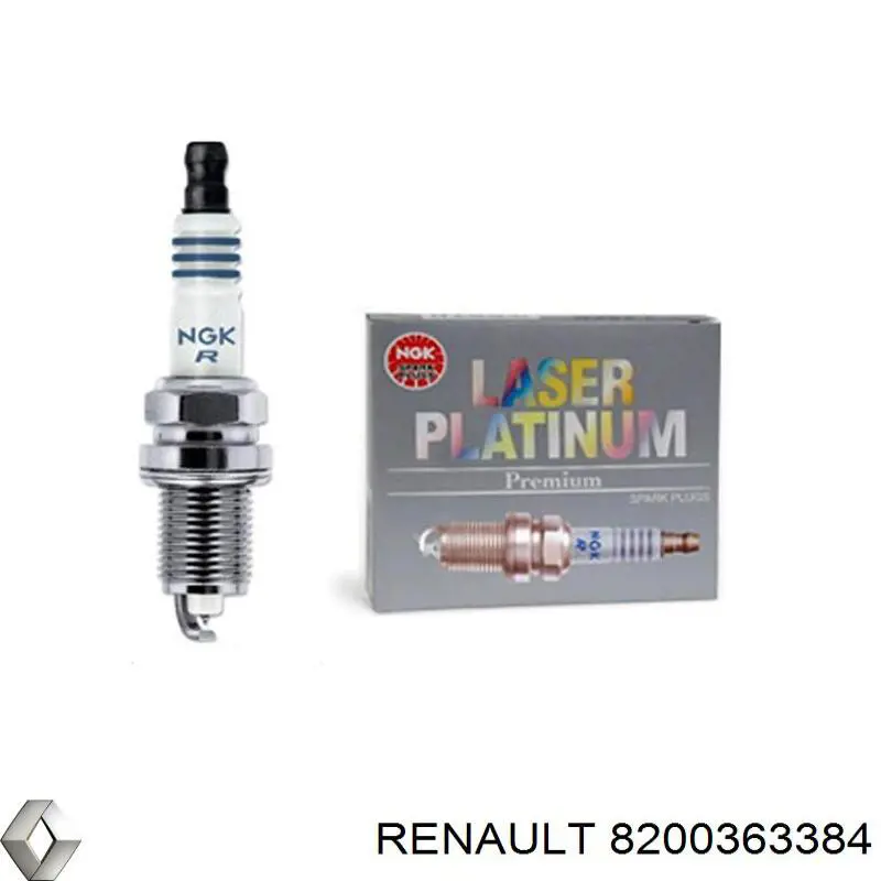 Świeca zapłonowa Renault (RVI) 8200363384 cena, od 4,42 USD