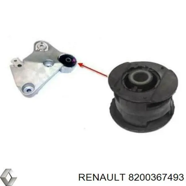 Wspornik prawej poduszki (podpory) silnika Renault (RVI) 8200367493 cena, od 7,14 USD