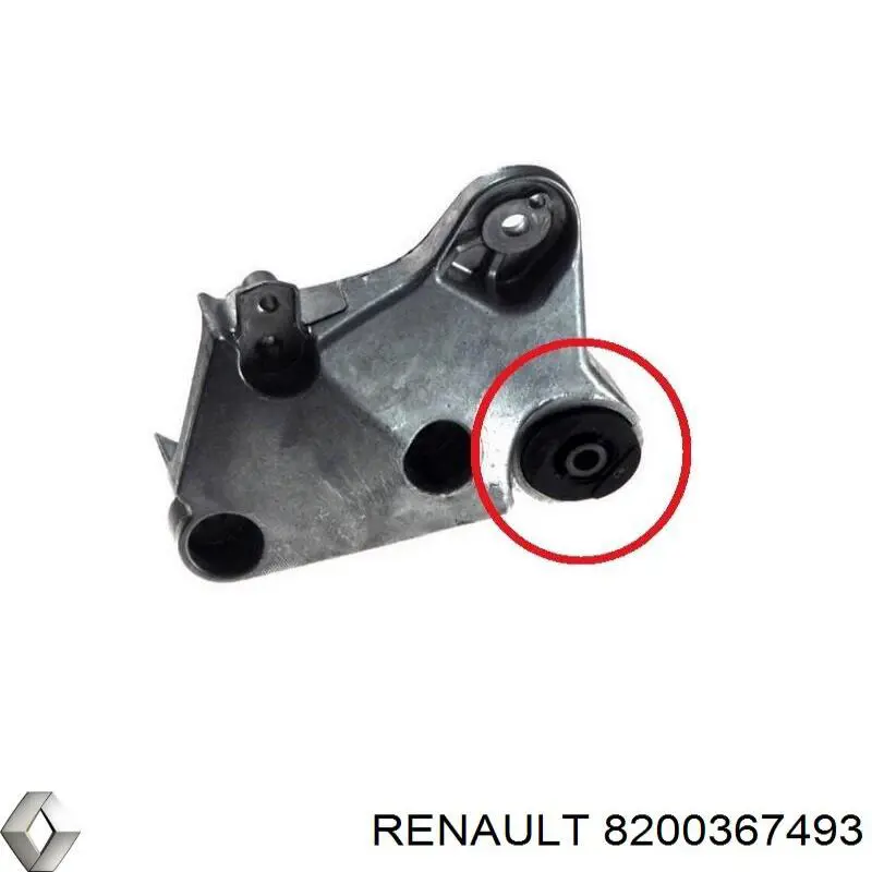 Do koszyka 8200367493 Renault (RVI) Wspornik prawej poduszki (podpory) silnika