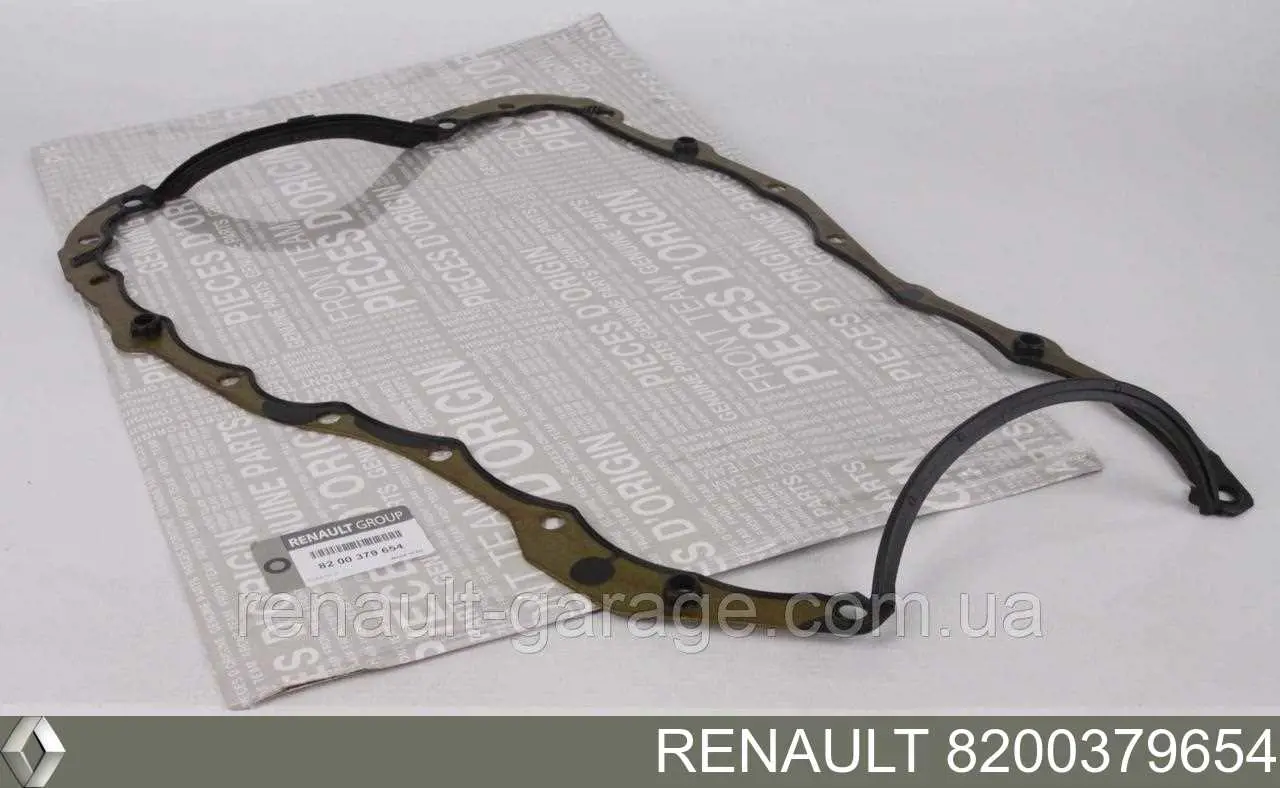 Do koszyka 8200379654 Renault (RVI) Uszczelka miski olejowej silnika