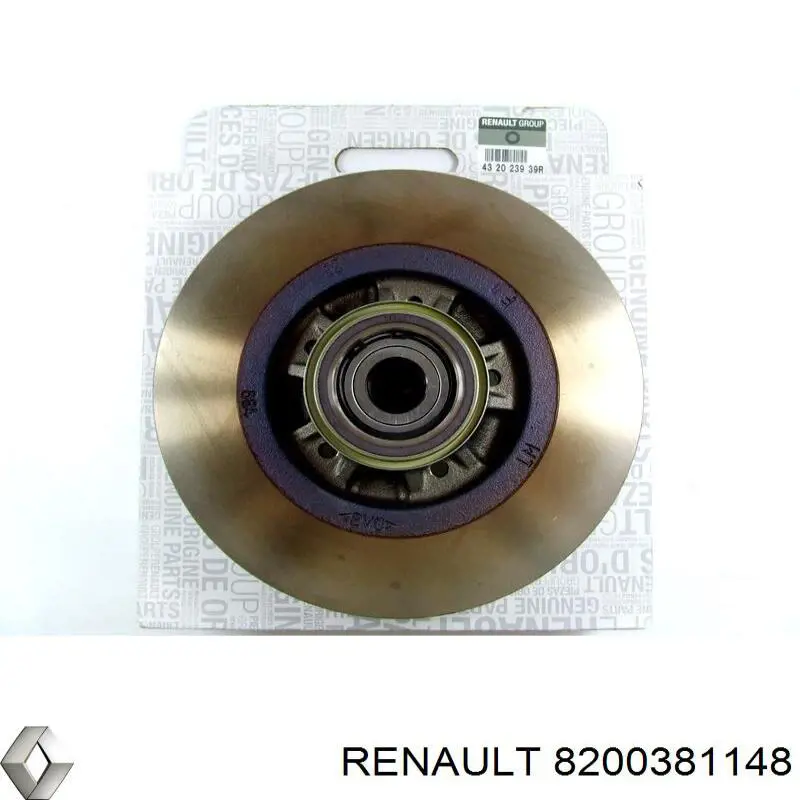 8200381148 Renault (RVI) Tarcza hamulcowa tylna
