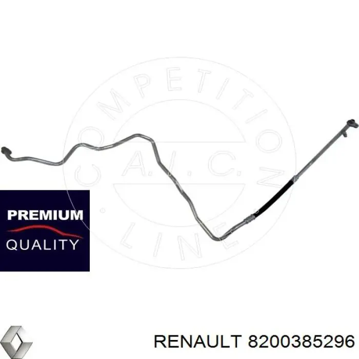 Do koszyka 8200385296 Renault (RVI) Przewód klimatyzacji, od chłodnicy do osuszacza