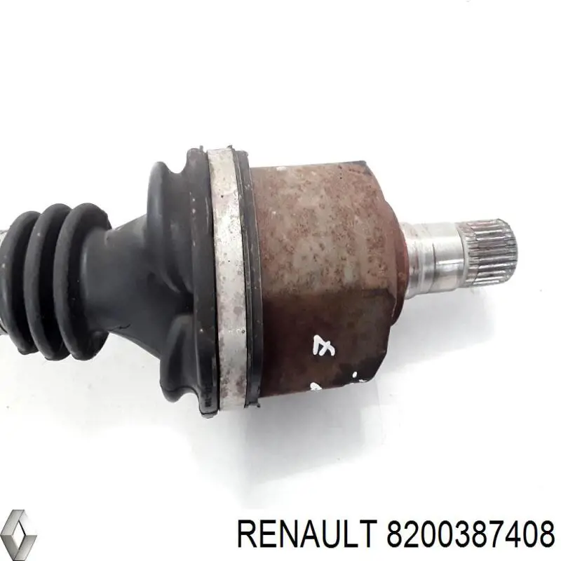 Do koszyka 8200387408 Renault (RVI) Półoś napędowa przednia lewa