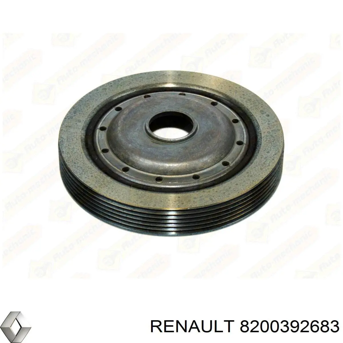 Koło pasowe wału korbowego 8200392683 Renault (RVI)