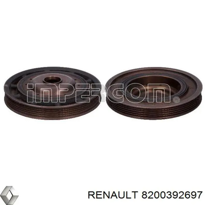 8200392697 Renault (RVI) Koło pasowe wału korbowego