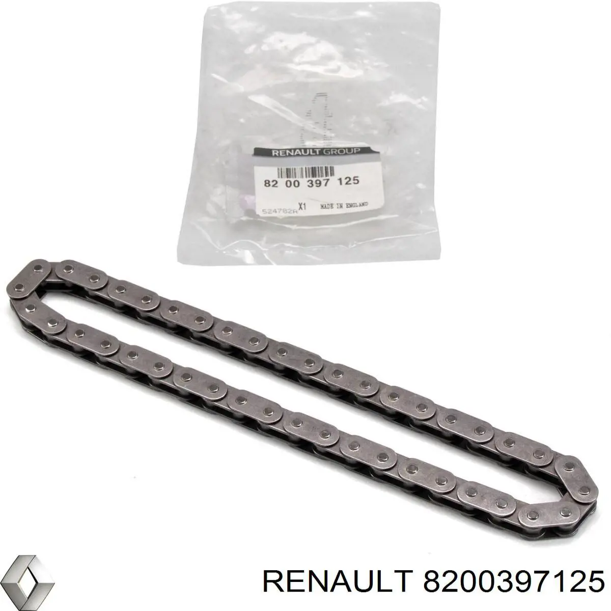 Do koszyka 8200397125 Renault (RVI) Łańcuch pompy oleju