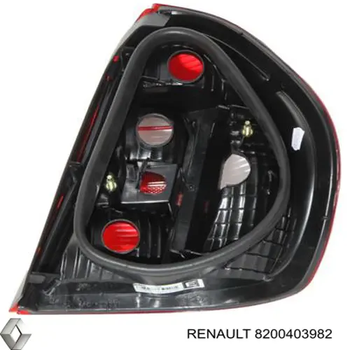 Lampa zespolona tylna prawa Renault (RVI) 8200403982 cena, od 16,23 USD