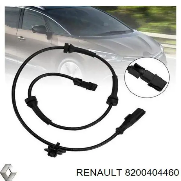 Do koszyka 8200404460 Renault (RVI) Czujnik ABS przedni
