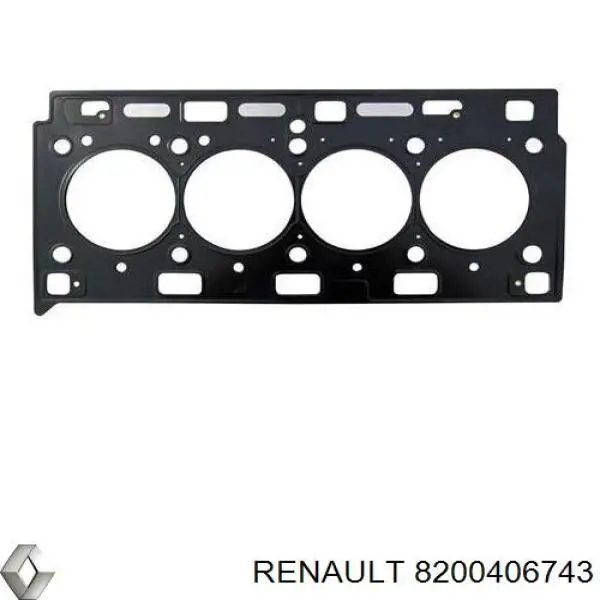 Do koszyka 8200406743 Renault (RVI) Uszczelka głowicy cylindrów