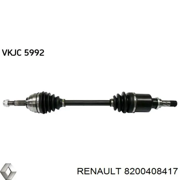 Półoś napędowa przednia lewa Renault (RVI) 8200408417 cena, od 80,02 USD