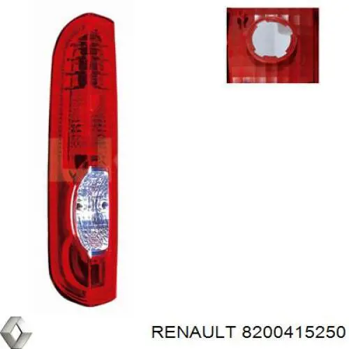8200415250 Renault (RVI) Lampa zespolona tylna lewa