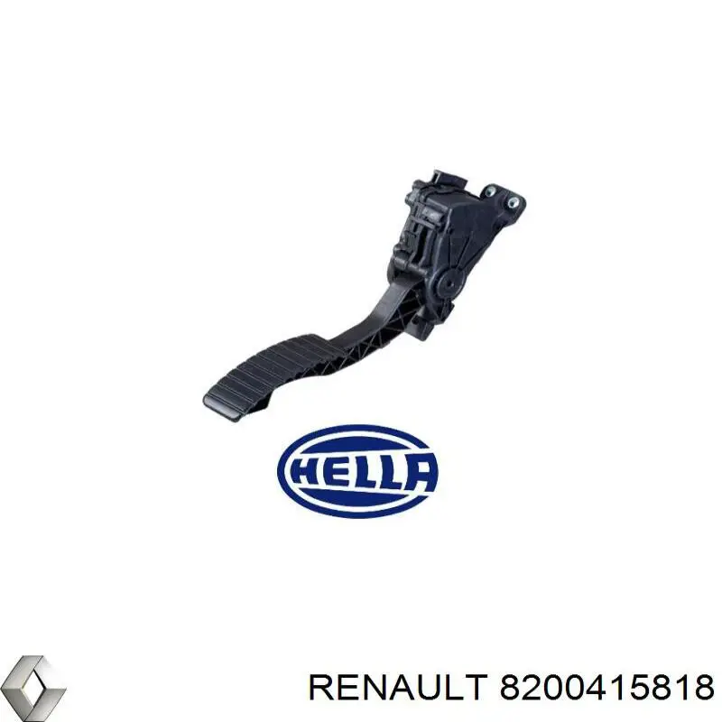 Pedał przyspieszenia (gazu) Renault (RVI) 8200415818 cena, od 47,67 USD