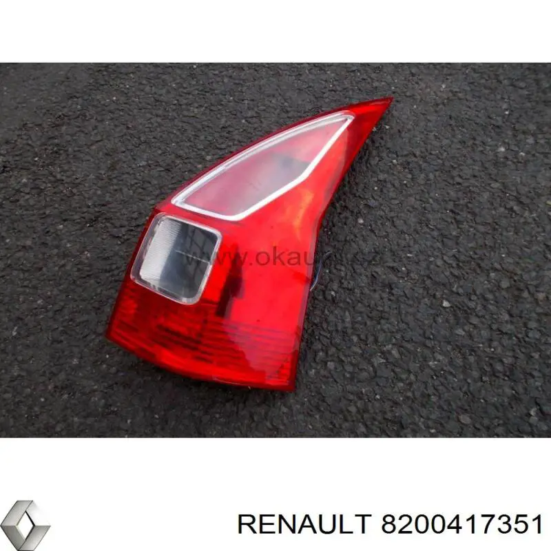 Lampa zespolona tylna prawa Renault (RVI) 8200417351 cena, od 73,21 USD