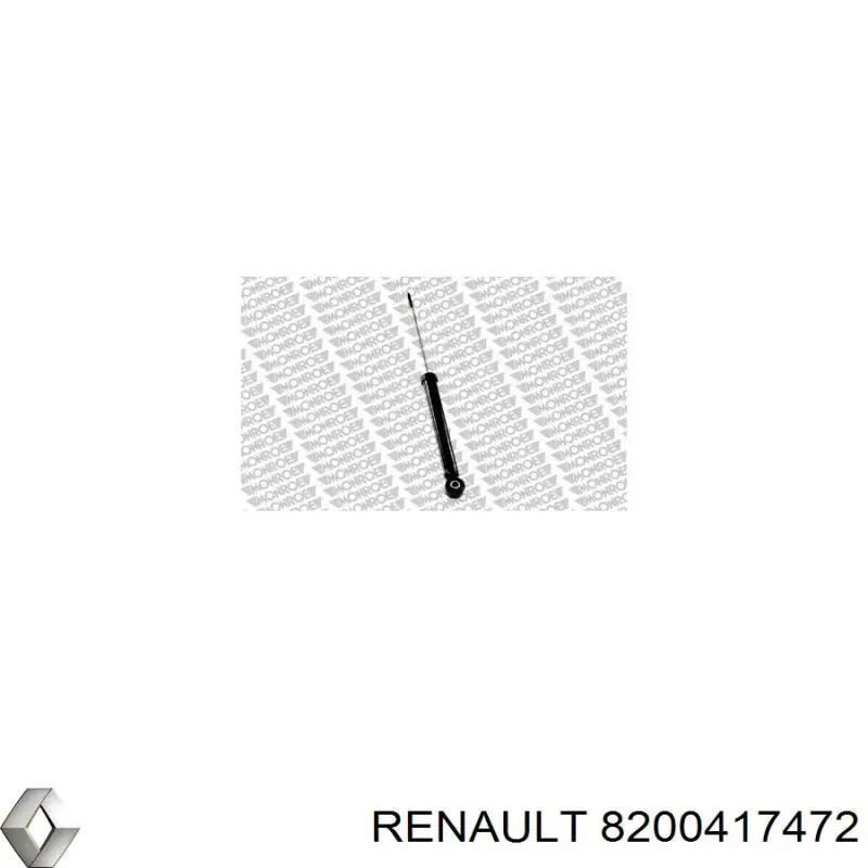 Do koszyka 8200417472 Renault (RVI) Amortyzator tylny
