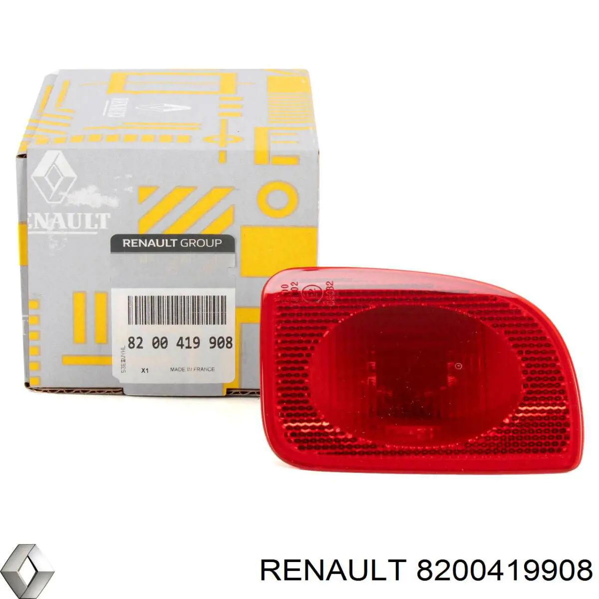 Przednia lampa przeciwmgielna tylna prawa Renault (RVI) 8200419908 cena, od 27,96 USD