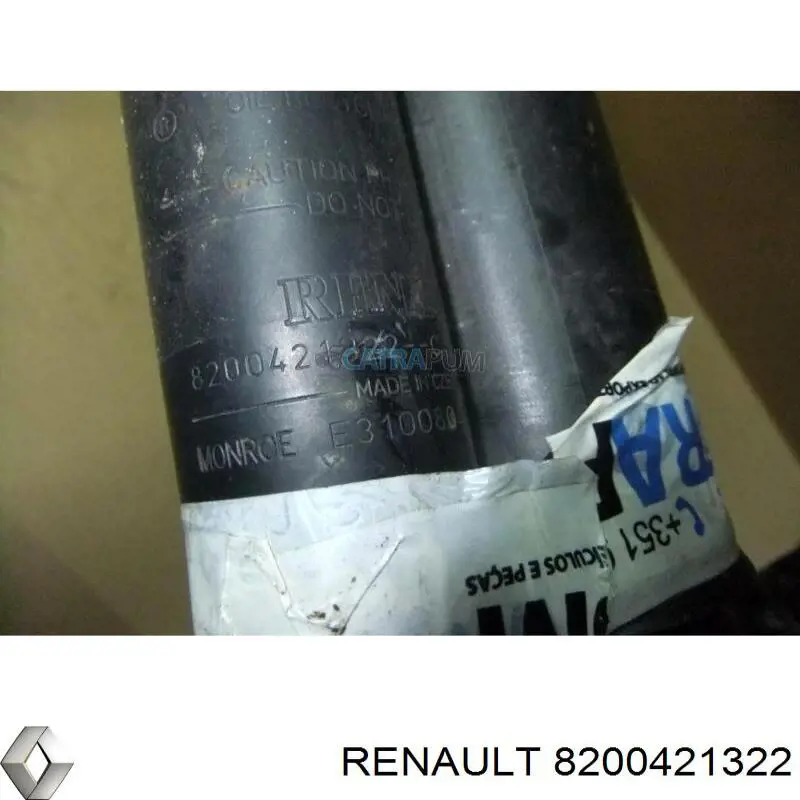Do koszyka 8200421322 Renault (RVI) Amortyzator tylny