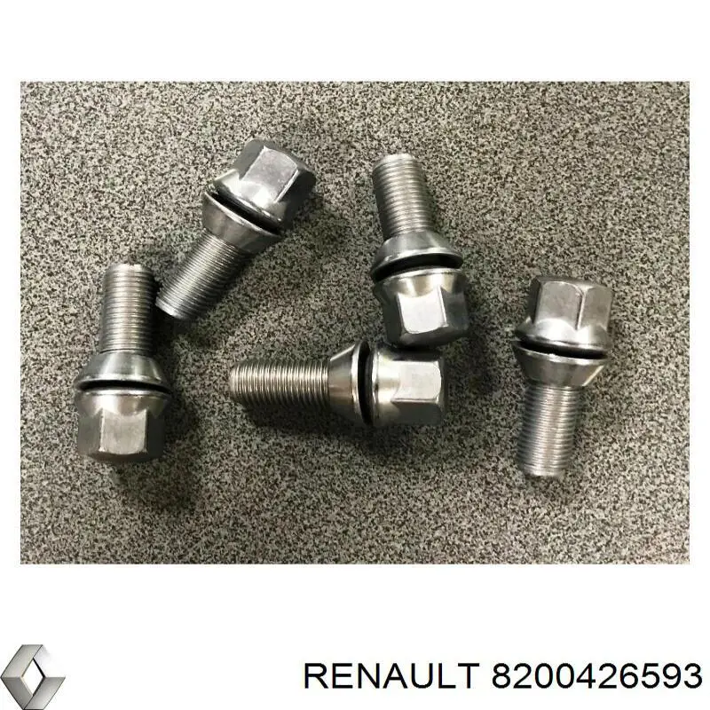 Do koszyka 8200426593 Renault (RVI) Śruba koła