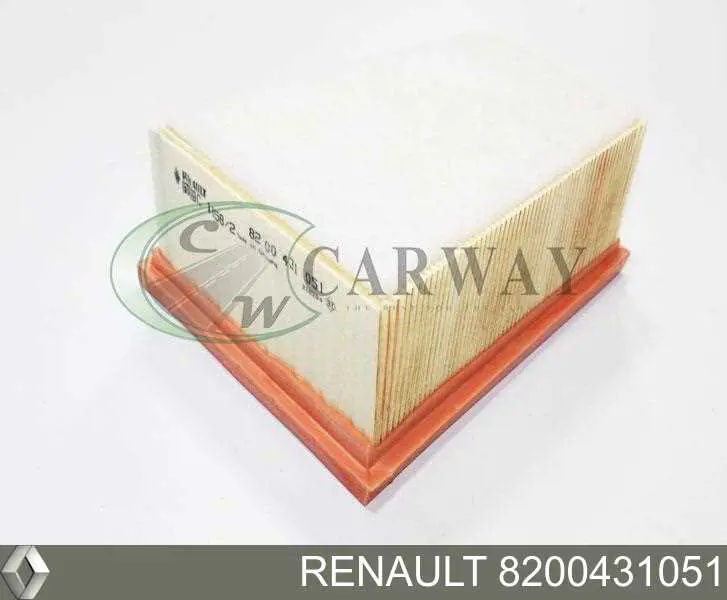 Filtr powietrza Renault (RVI) 8200431051 cena, od 10,31 USD