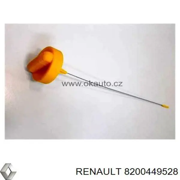 Bagnet poziomu oleju w silniku Renault (RVI) 8200449528