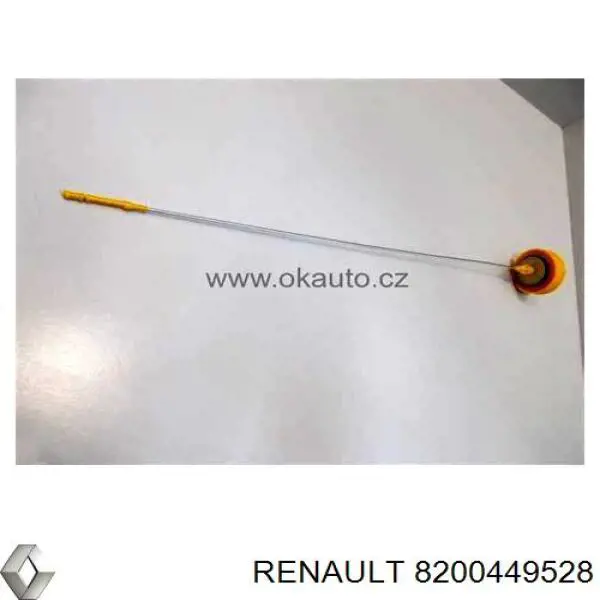 Bagnet poziomu oleju w silniku 8200449528 Renault (RVI)