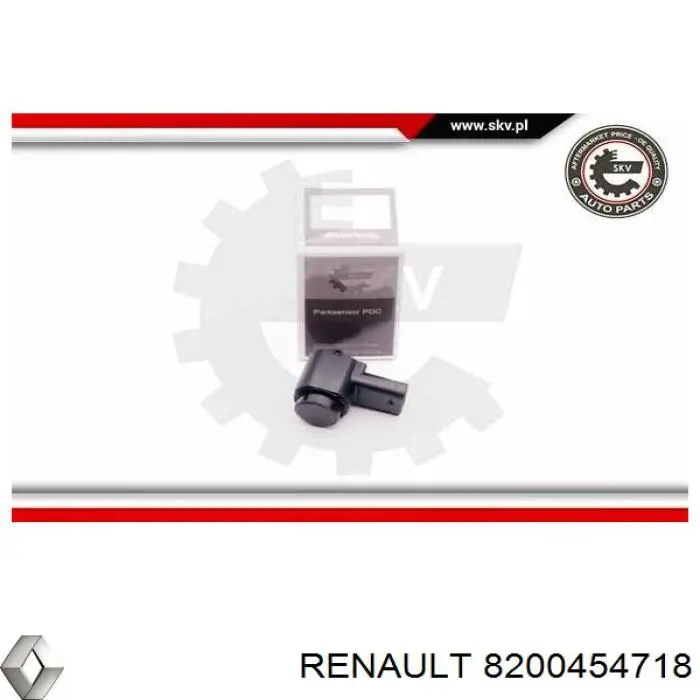 8200454718 Renault (RVI) Czujnik parkowania przedni