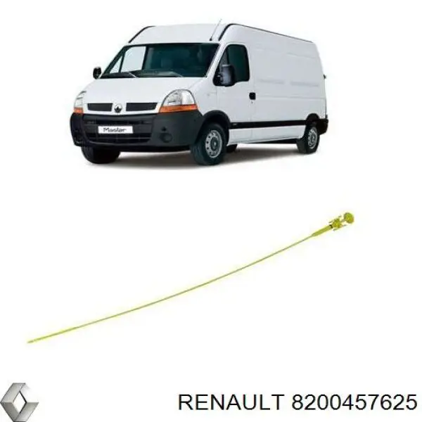 8200457625 Renault (RVI) Bagnet poziomu oleju w silniku