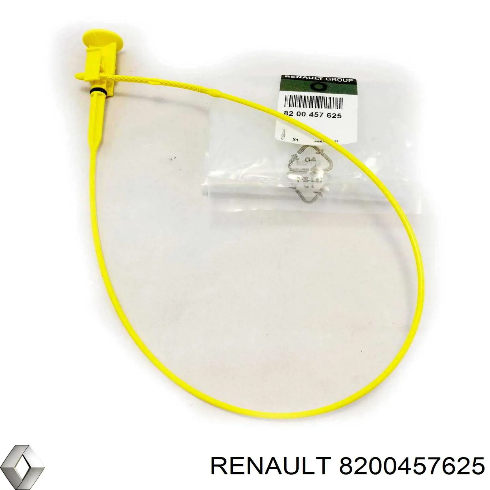 Do koszyka 8200457625 Renault (RVI) Bagnet poziomu oleju w silniku