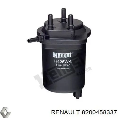 Filtr paliwa Renault (RVI) 8200458337 cena, od 26,53 USD